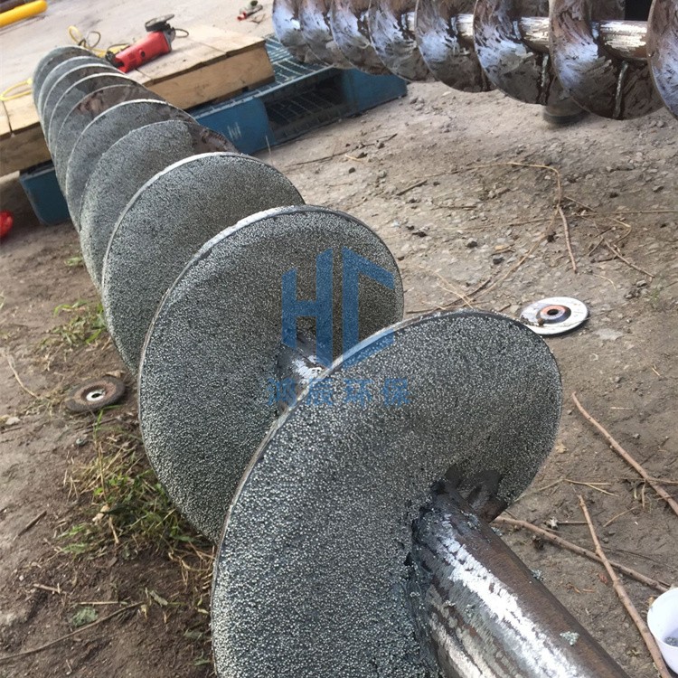 螺旋洗砂機(jī)螺旋葉片耐磨涂層